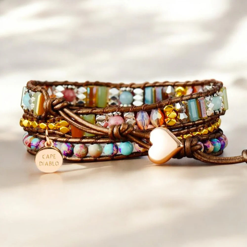 Imperial Heart Protection Wrap Bracelet